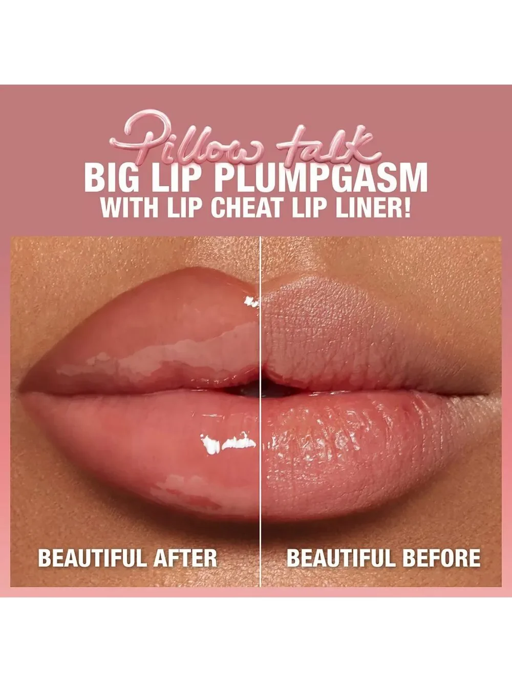 New Charlotte Tilbury Pillow Talk Big Lip Plumpgasm in Fair-Medium